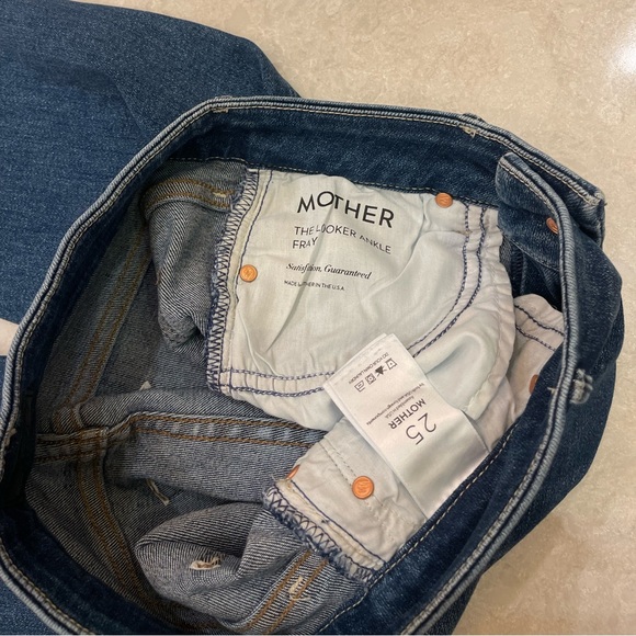 MOTHER The Looker Ankle Fray In Satisfaction Guaranteed Size 25 - Picture 12 of 13